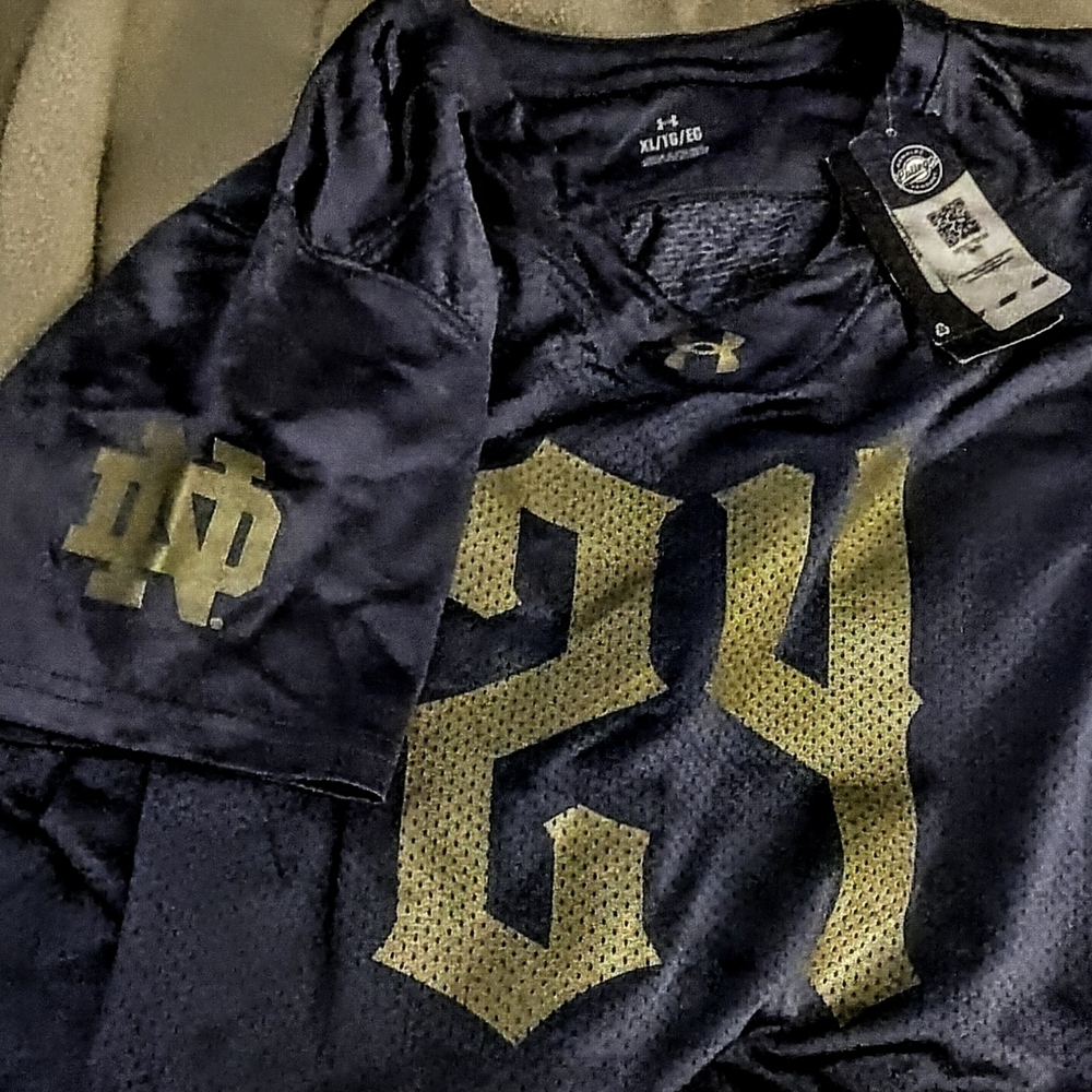 Under Armour Navy and Gold Women's Jersey